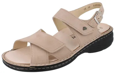 Produktbild von FINN COMFORT Linosa Damen Sandale taupe Nubukleder - Größe: 40