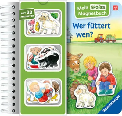 Produktbild von Mein großes Magnetbuch - Wer füttert wen?
