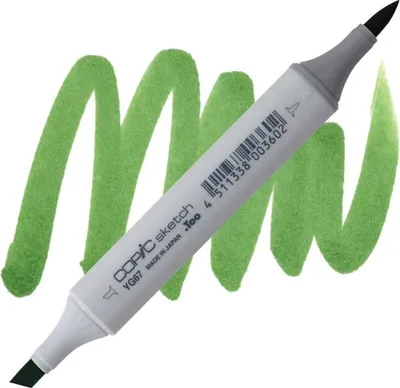 Immagine prodotto di COPIC Sketch pennello e scalpello a doppia faccia, YG67 Moss