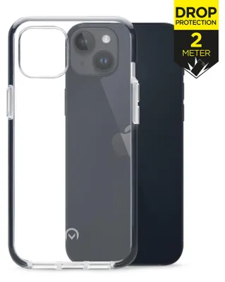 Immagine prodotto di Custodia rigida Mobilize Shatterproof per iPhone 14 Plus, resistente agli urti - Trasparente / Nero