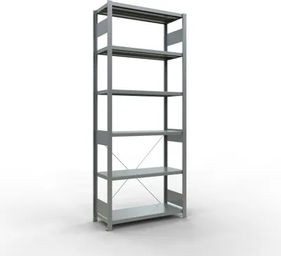 Produktbild von Stecksystem Grundregal - 2500x1000x 400 mm, Typ 250 kg