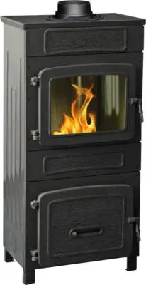 Produktbild von Werkstattofen Wamsler WO 109-8 Stahl schwarz 8 kW mit Fenster Anschluss oben