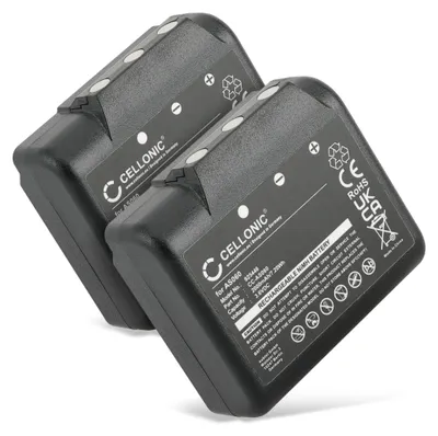 Image de CELLONIC 2x Batterie pour Télécommande Compatible avec IMET BE3600, BE5500, M550 Ares, AS060 - (2000mAh, 3.6V)