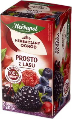 Produktbild von Herbapol Waldfrucht Tee 20 Teebeutel - Früchtetee mit Kräutertee Mischung
