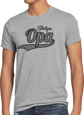 Produktbild von style3 Stolzer Opa Herren T-Shirt Großvater Fun Funshirt Spruch Spruchshirt