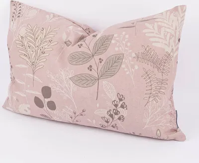 Produktbild von Kissenhülle Soft Calming Leaves rosa div. Größen von SCHÖNER LEBEN Größe 40x60cm (HxB) 40x60cm (HxB) Größe