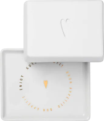 Produktbild von Räder Guten Appetit 1/4 Butterdose Herz 11x9,5x5,4cm