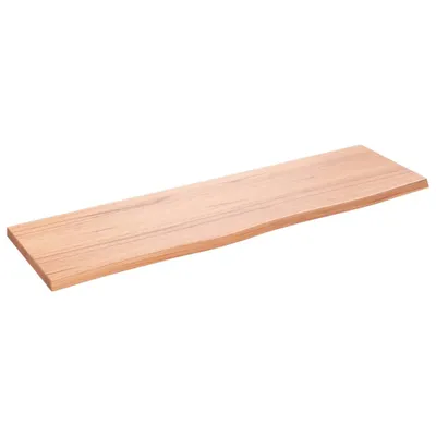 Obrázok produktu pre vidaXL Umývadlová doska svetlohnedá 100x30x2 cm masívne drevo ošetrené