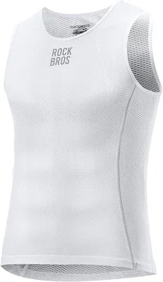 Produktbild von ROCKBROS Ärmellos Sportshirt Herren Atmungsaktiv Schnelltrocknend Fahrradweste Baselayer Größe XS/S