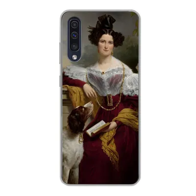 Produktbild von MuchoWow® Handyhülle Schutzhülle Hülle für Samsung Galaxy A50 Porträt von Alida Christina Assink - Gemälde von Jan Adam Kruseman Silikon Softcase Handy Hülle - Mobiltelefonhülle