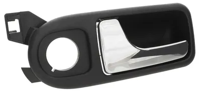 Image de Poignée de porte avant gauche intérieure, côté conducteur, chromée noire, pour VW Lupo / Seat Arosa