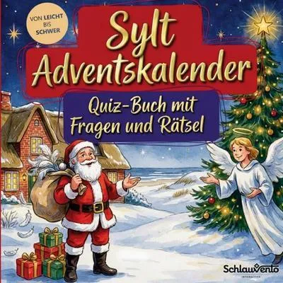 Produktbild von Sylt-Adventskalender: Quiz-Buch mit Fragen und Rätsel