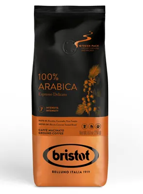Obrázok produktu pre Bristot 100 % Arabica 250 g mletá káva