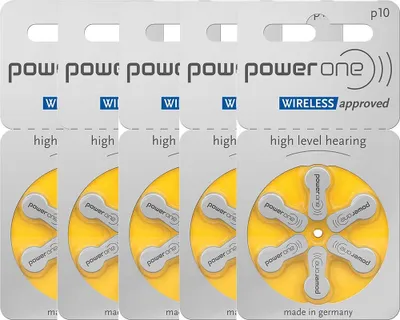 Produktbild von Varta Powerone Typ 10 Hörgerätebatterie Zinc Air P10 PR70 ZL4, 30 Stück