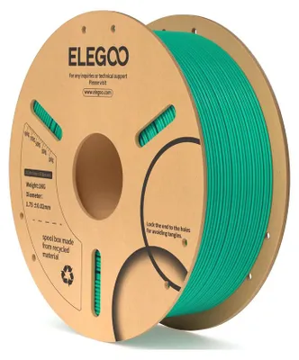 Obrázek produktu pro ELEGOO PLA-1.75mm-1KG-Cardboard Spool-Sea Green