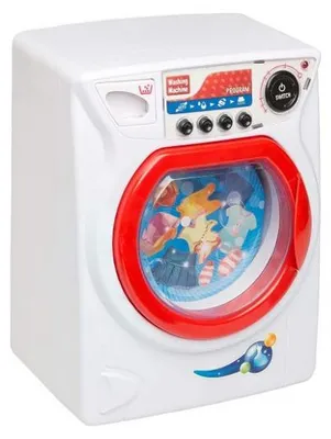 Image de Machine à laver sons et lumière réalistes - lave linge - jeu d'imitation ménage