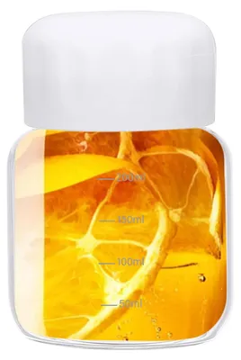 Saftflaschen 300 ml mit Deckel, 6 Stück, Borosilikatglas