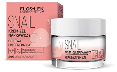 Produktbild von Floslek Snail Krem-żel naprawczy na dzień i na noc, 50 ml