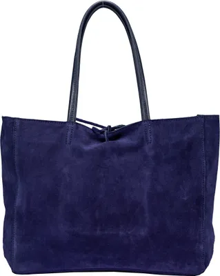 Produktbild von Hausfelder Manufaktur Shopper Velours Blau 30