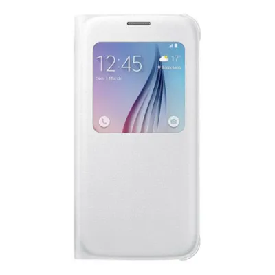 Immagine prodotto di Samsung Cover S-View EF-CG920PW per Galaxy S6 bianco