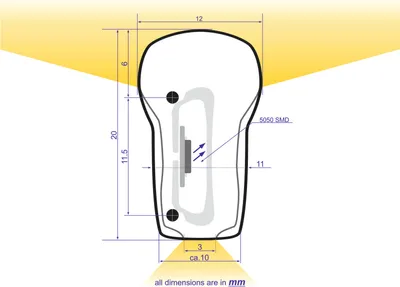 Immagine prodotto di EUROLITE LED Neon Flex 230V Slim warmweiß 100cm (50499807)