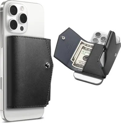 Zdjęcie produktu dla Portfel Spigen Valentinus Pro magnetyczny czarny