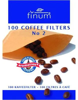 Productafbeelding van Finum Koffiefilters no.2 (100 stuks)