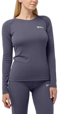Productafbeelding van Jack Wolfskin dameslongsleeve Infinite Light W, kleur: grafiet, maat: XL (EU)