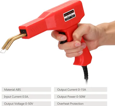 Obrázek produktu pro Ruční plastová svařovací pistole, horká hřebíkovačka, oprava PVC pro nárazníky automobilů