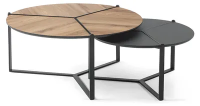 Productafbeelding van Design salontafel, bijzettafel, luxe, set van 2, voor de woonkamer