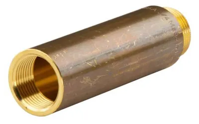 Produktbild von Messing Gewinde-Fitting Hahnverlängerung IG/AG 3/4' (DN 20) Länge 100 mm - schwere Ausführung