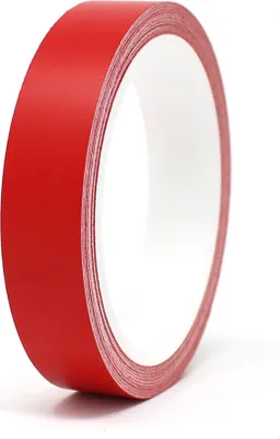 Produktbild von 10m Zierstreifen 10mm Rot Matt Dekorstreifen Auto Motorrad Boot Modellbau Klebestreifen