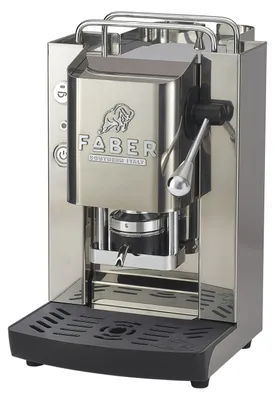 Zdjęcie produktu dla Faber Italia Pro Total Inox, Ekspres do kawy na strączki, 1,3 l, Podstawka pod kawę, 500 W, Stal nierdzewna