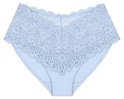 Produktbild von Triumph Amourette, Unterhosen, Hochgeschnittener Slip, Erwachsener, Weiblich, Blau, Highwaist fit