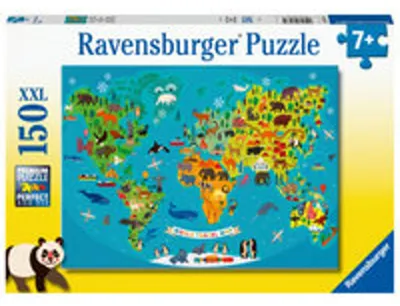 Image de Carte du monde des animaux Ravensburger 13287