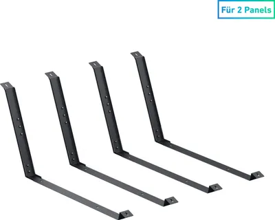 Produktbild von Anker SOLIX Solarmodulhalterung für Flachdach und Garten (2 Paar) 2 Paar