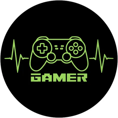 Produktbild von Game-Controller Magnet mit Gamer Herzschlag