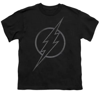 Immagine prodotto di Maglietta per bambini, "The Flash", logo TV37759 (taglia 152-158), colore nero