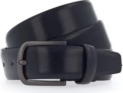 Produktbild von Vanzetti Leder Gürtel Belt W90 Black schwarz
