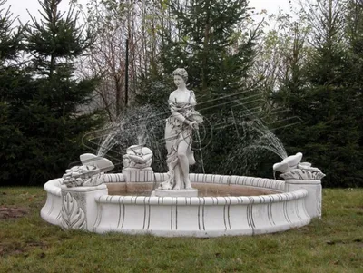 Image de Fontaines Figure Statue Statues Sculpture Jardin 138cm Nouveau 08