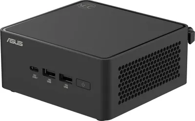 Produktbild von ASUS NUC 15 Pro Tall Kit RNUC15CRHU700002 - Barebone - Mini-PC - 1 x Core Ultra 7 255H / 1.5 GHz - RAM 0 GB - Arc Graphics 140T - Wi-Fi 6, Wi-Fi 7, Bluetooth - WLAN: 802.11a/b/g/n/ac/ax/be, Bluetooth 5.4 - Schwarz