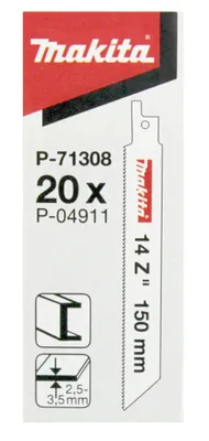 Produktbild von Makita Reciproblatt BIM 150/14Z 20Stk