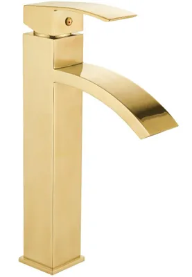 Zdjęcie produktu dla Mexen Libra bateria umywalkowa wysoka, złota - 745110-50