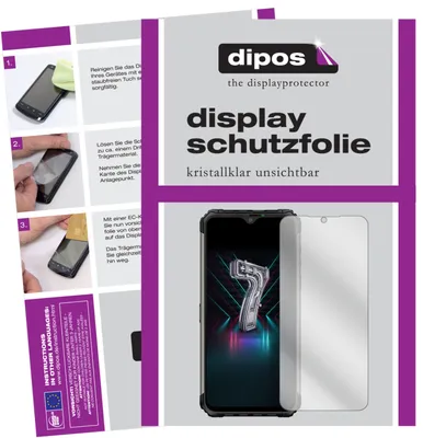 Obrázek produktu pro 2x ochranná fólie displeje pro Ulefone Armor 7 čirá ochranná fólie displeje dipos