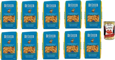 Produktbild von De Cecco Gnocchetti di Zita N°37, 100% Italienisch Pasta Nudeln 10x 500g + Italian Gourmet Polpa 400g