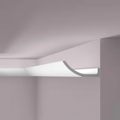 Image de NMC WT4 WALLSTYL Corniche Moulure décorative Corniche de plafond Éclairage indirect 2 m