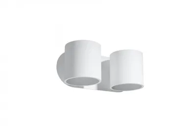 Image de Applique ORBIS 2 blanc 2xG9 8W aluminium 10x12x26cm Sollux Lighting