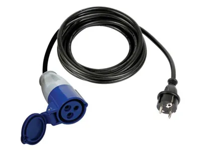 Image de Câble Adaptateur Fiche Schuko Vers Prise Cee - 3 M