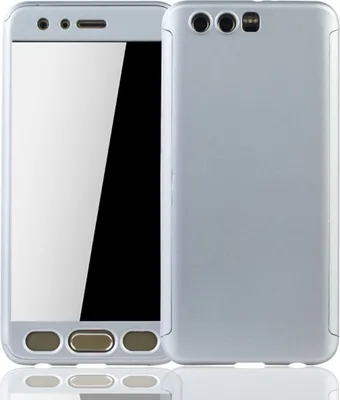 Produktbild von Handyhülle Schutzhülle für Huawei Honor 9 Full Case Cover Displayschutz 360 Silber