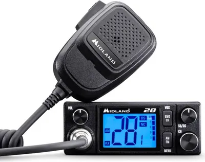 Zdjęcie produktu dla Radio Cb Midland 28 Am/Fm/Asq/Vox 12/24V 4W